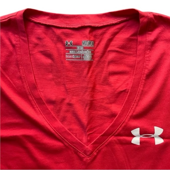 Under Armour Heat Gear Athletic Workout T-Shirt - Picture 3 of 5
